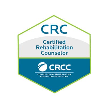 Certified Rehabilitation Counselor badge