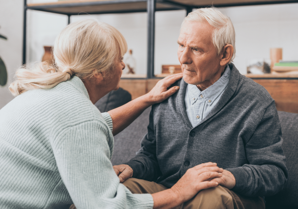 Alzheimer's older couple